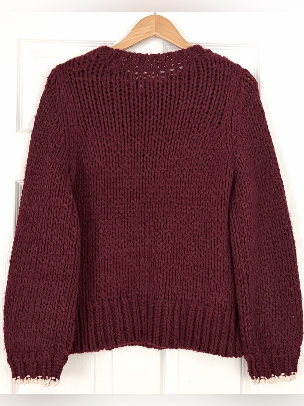 Free People Dancer and Prancer Reindeer Sweater Size M - Picture 5 of 5